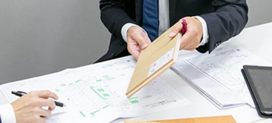 施工担当を交えて打ち合わせ