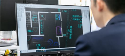 現場の確認と、その土地に合わせたプラン作成