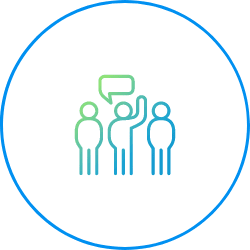 フットワークが軽く、自分の意見や考えをもって行動する力